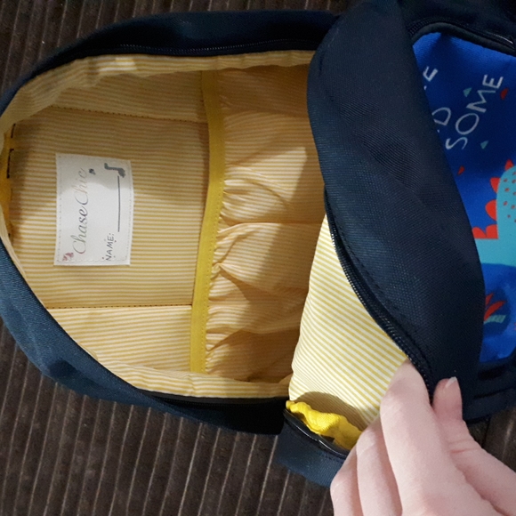 Little Handsome Dino Toddler Backpack - Picture 5 of 7